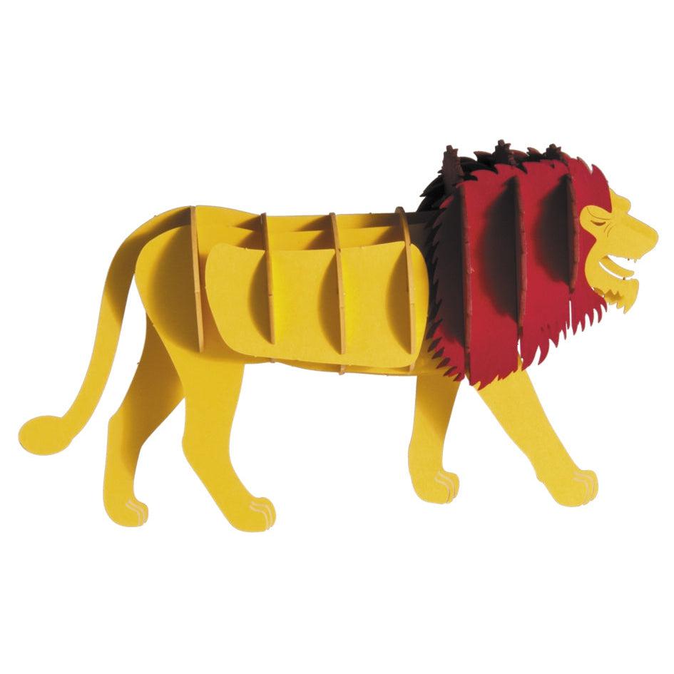 Lion 3D Cardboard Model Kit Fridolin
