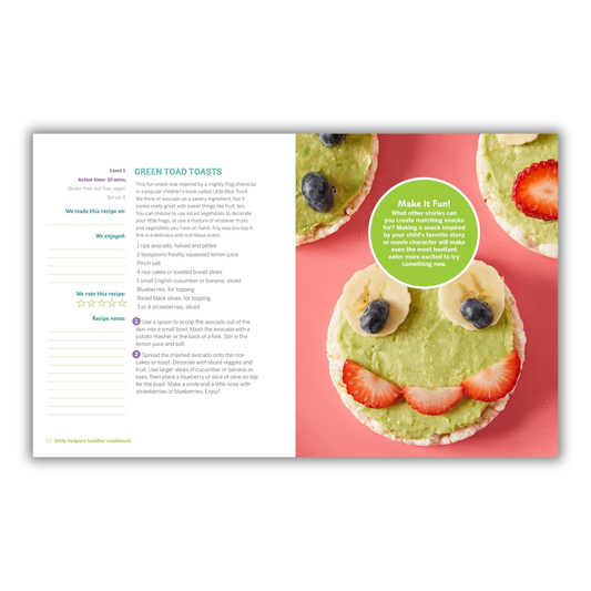 Little Helpers Toddler Cookbook: Healthy, Kid-Friendly Recipes to Cook Together (Spiral Bound)