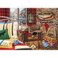 Lodge Cat 1000 Piece Jigsaw Puzzle Cobble Hill