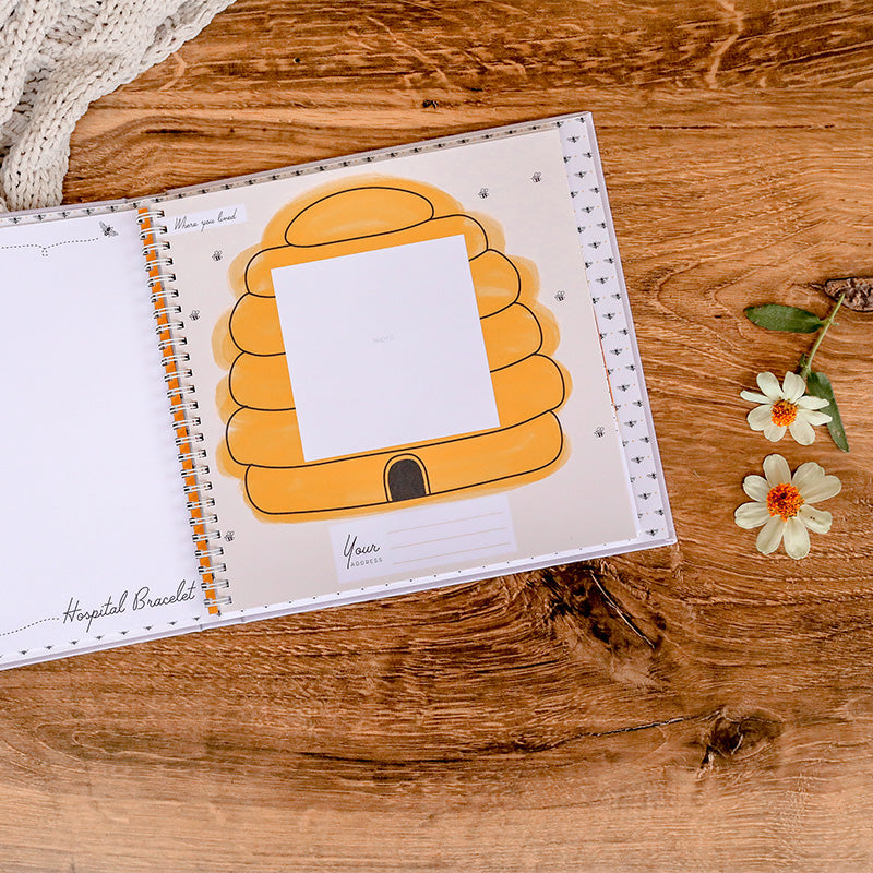 Honey Bee Luxury Memory Baby Book