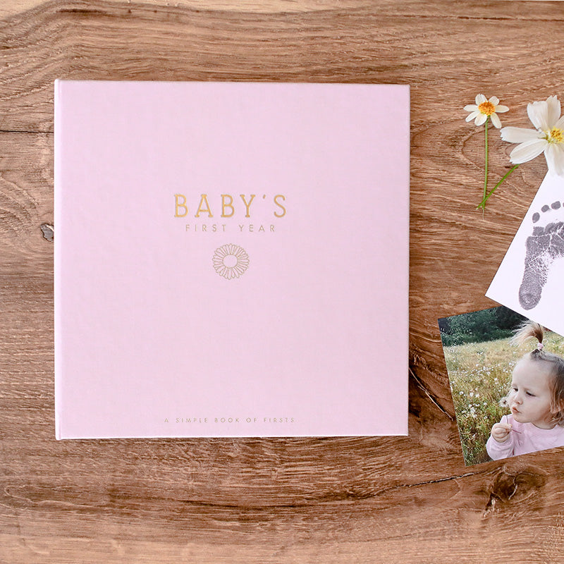 Wildflower Meadow Luxury Memory Baby Book