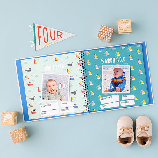 Little Captain Memory Baby Book