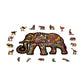 Magic Elephant 245 Piece Wood Jigsaw Puzzle Wooden City