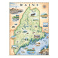 Maine 1000 Piece Jigsaw Puzzle Xplorer Maps
