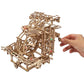 Marble Run Stepped Hoist 3D Wood Model Kit UGEARS