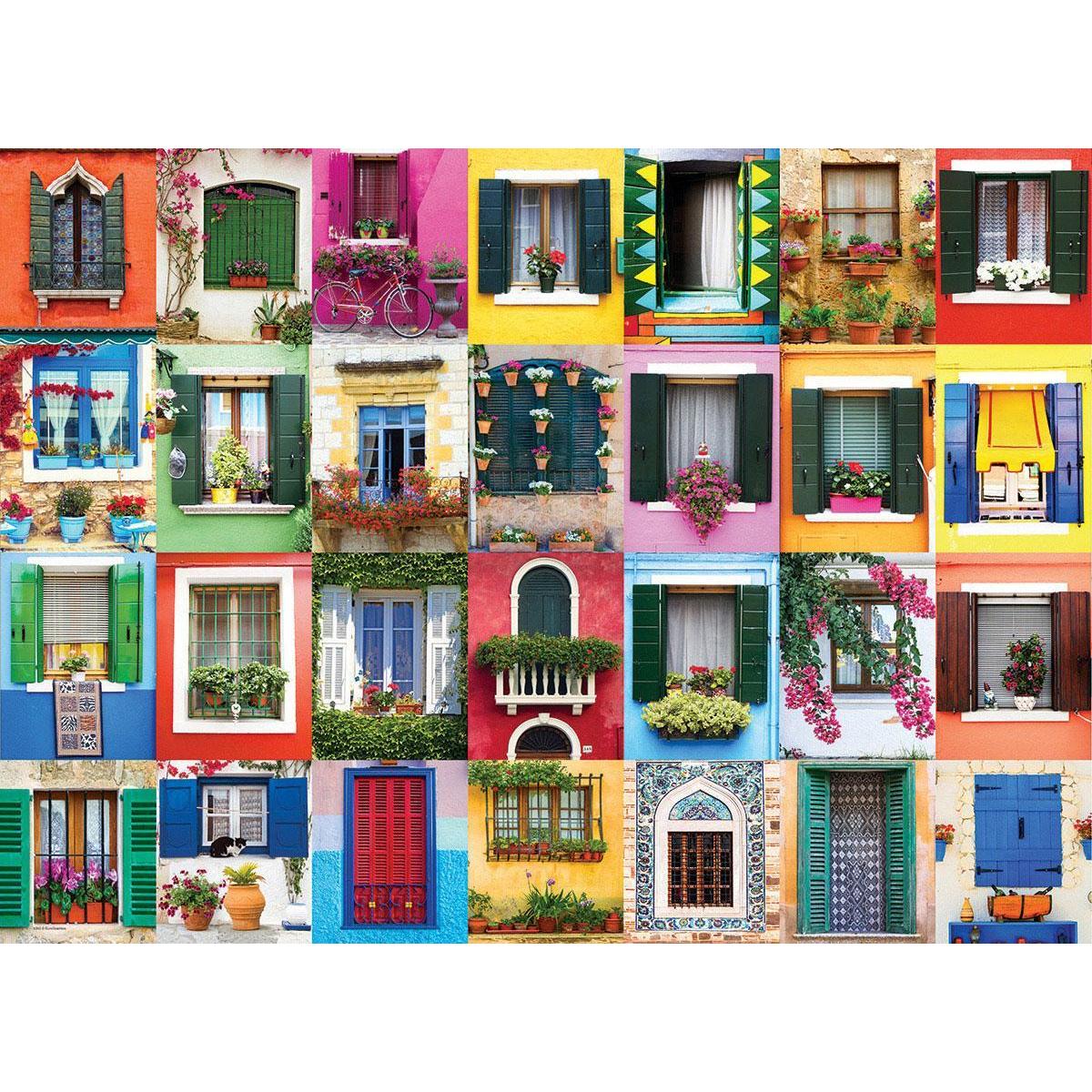 Mediterranean Windows 1000 Piece Jigsaw Puzzle Eurographics
