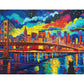 Midnight in San Francisco 1000 Piece Jigsaw Puzzle Springbok