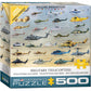 Military Helicopters 500 Piece Jigsaw Puzzle Eurographics