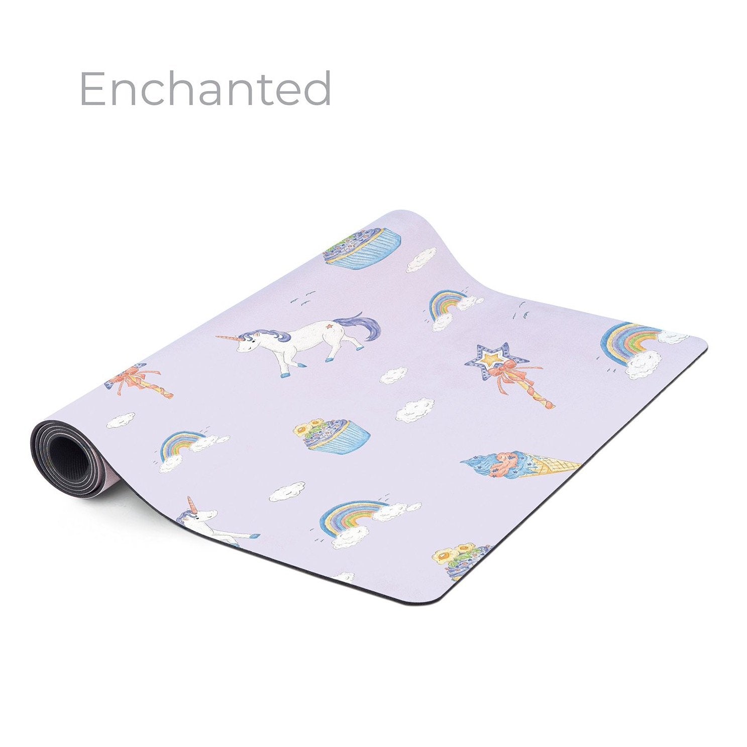Printed Kids Yoga Mats - Chickadees Wooden Toys