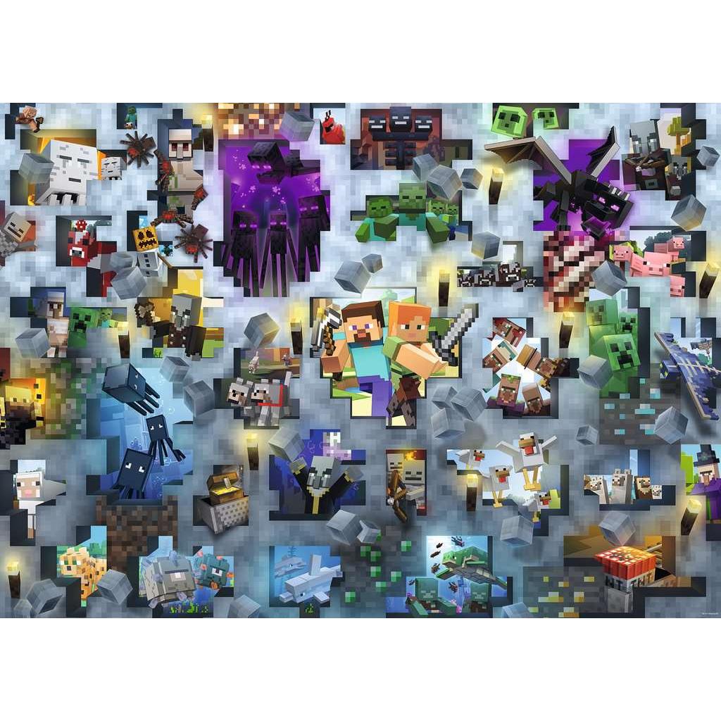 Minecraft Mobs 1000 Piece Jigsaw Puzzle Ravensburger