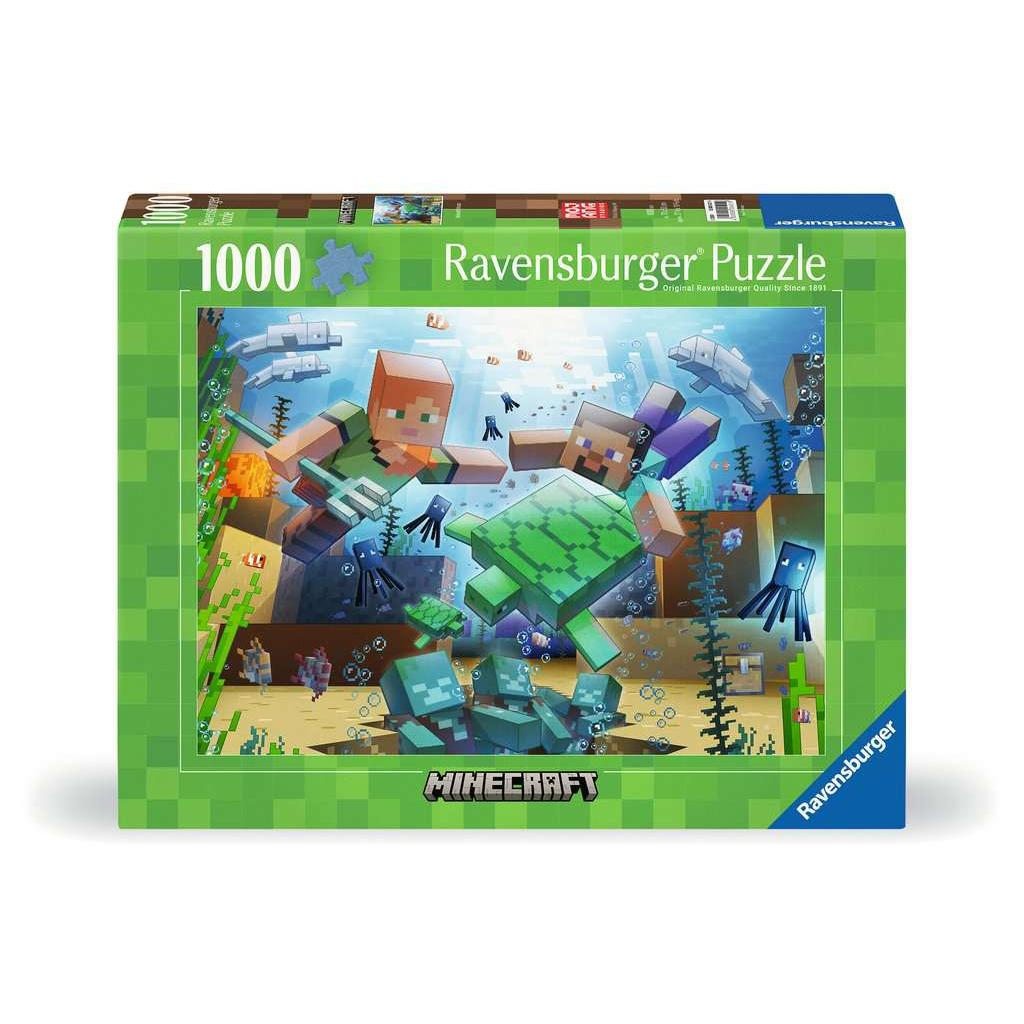 Minecraft Mosaic 1000 Piece Jigsaw Puzzle Ravensburger