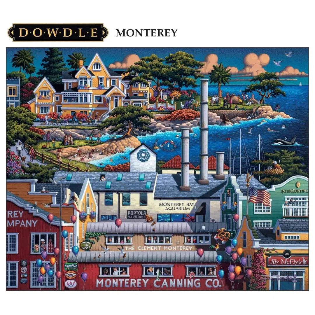 Monterey 500 Piece Jigsaw Puzzle Dowdle
