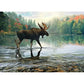 Moose Crossing 1000 Piece Jigsaw Puzzle Cobble Hill