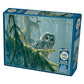 Mossy Branches - Spotted Owl 500 Piece Jigsaw Puzzle Cobble Hill