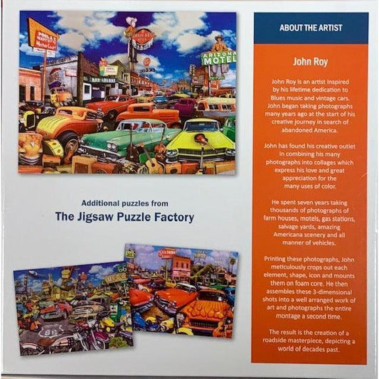 Motel Alley Classic Cars 750 Piece Jigsaw Puzzle Leap Year