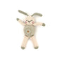 Plush Baby Bunny Rattle - Teal Spot
