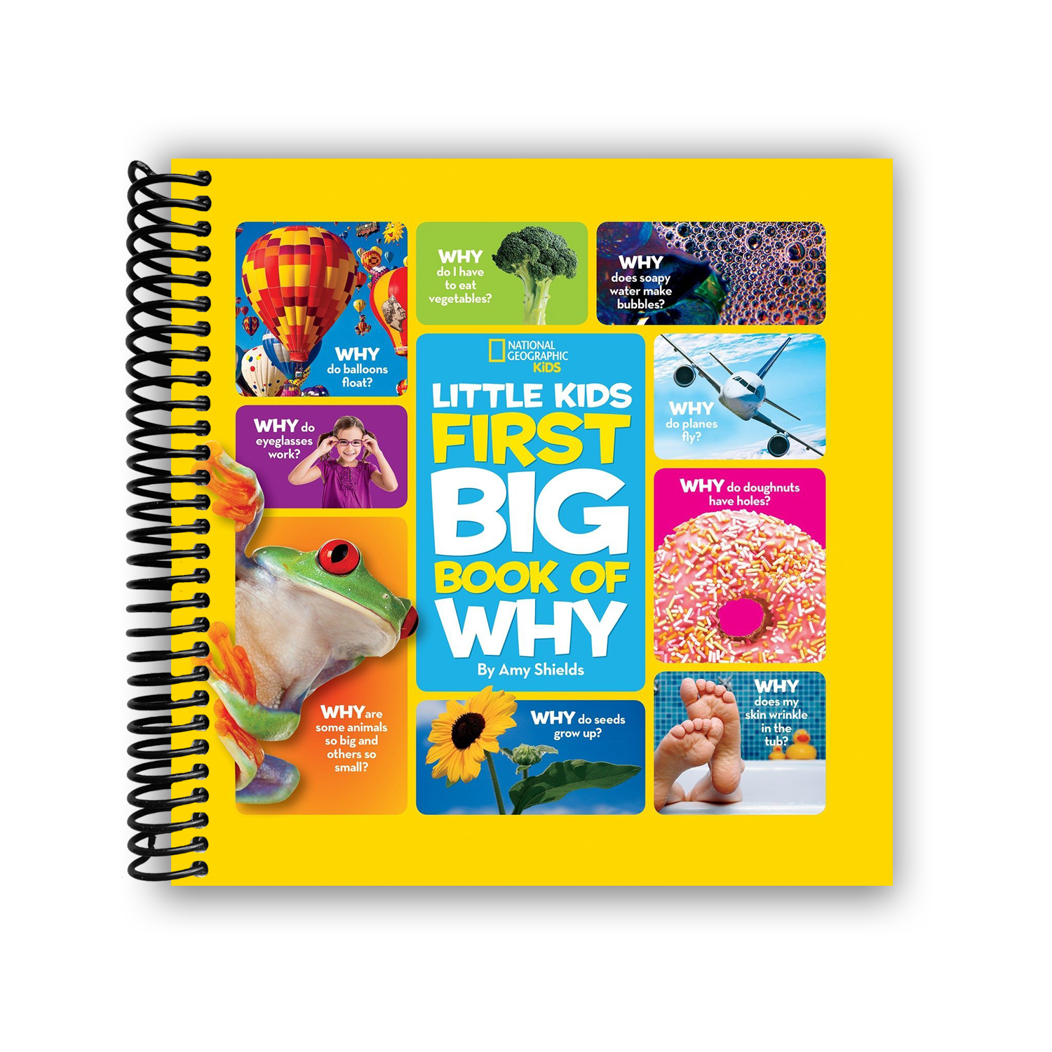National Geographic Little Kids First Big Book Of Why (Spiral Bound) - Chickadees Wooden Toys