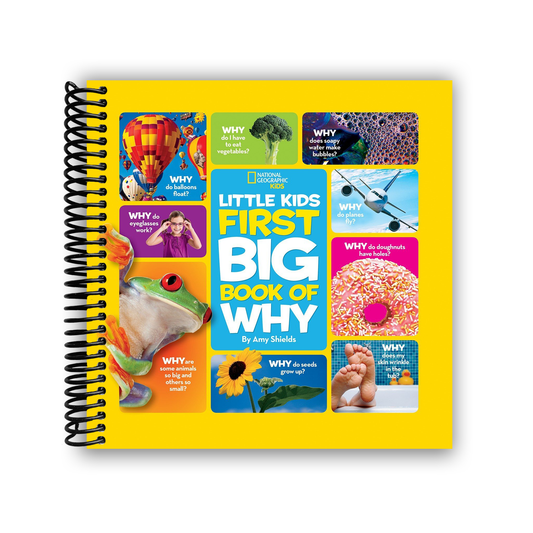 National Geographic Little Kids First Big Book Of Why (Spiral Bound) - Chickadees Wooden Toys