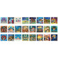 Nativity Advent Calendar - 24 Set of 50 Piece Mini Jigsaw Puzzles Eurographics