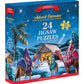 Nativity Advent Calendar - 24 Set of 50 Piece Mini Jigsaw Puzzles Eurographics