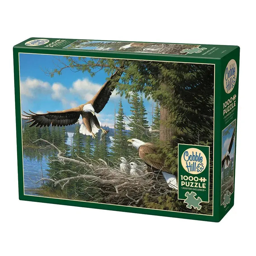 Nesting Eagles 1000 Piece Jigsaw Puzzle Cobble Hill