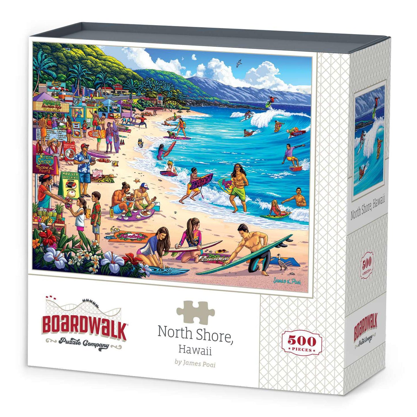 North Shore, Hawaii 500 Piece Jigsaw Puzzle Boardwalk