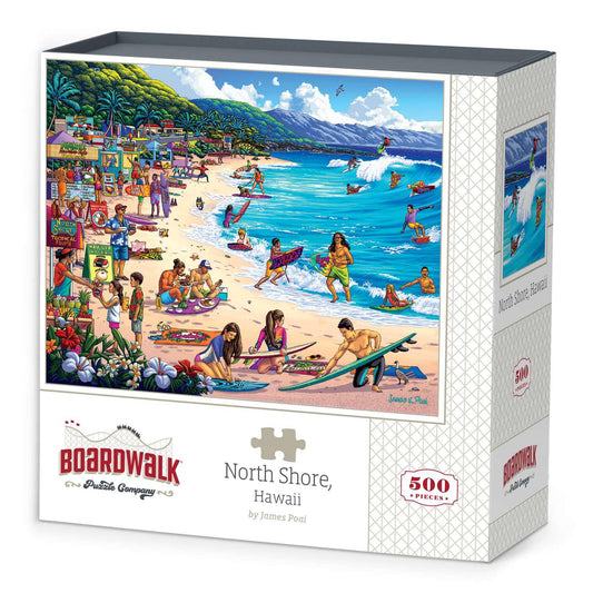 North Shore, Hawaii 500 Piece Jigsaw Puzzle Boardwalk