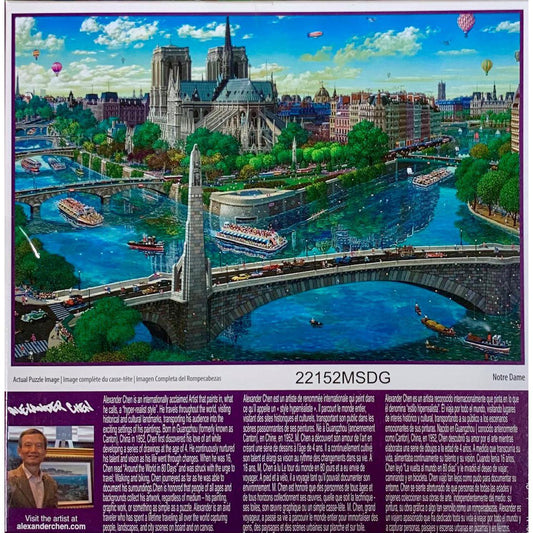 Notre Dame by Alexander Chen 500 Piece Jigsaw Puzzle Sure Lox