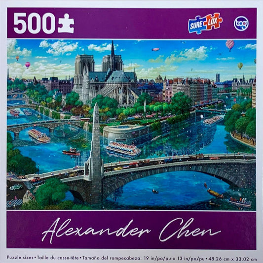 Notre Dame by Alexander Chen 500 Piece Jigsaw Puzzle Sure Lox