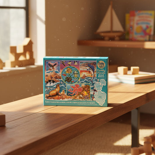 Ocean Magic 350 Piece Family Jigsaw Puzzle Cobble Hill
