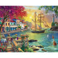 Oceanside Sunset 1000 Piece Jigsaw Puzzle Springbok