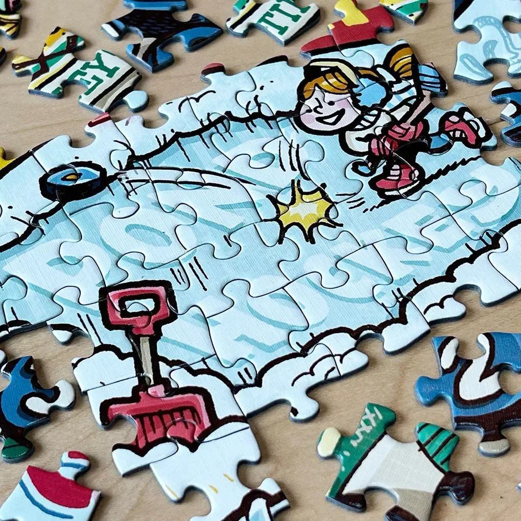 Old Time Hockey "Something's Amiss!" 1000 Piece Jigsaw Puzzle PuzzleTwist