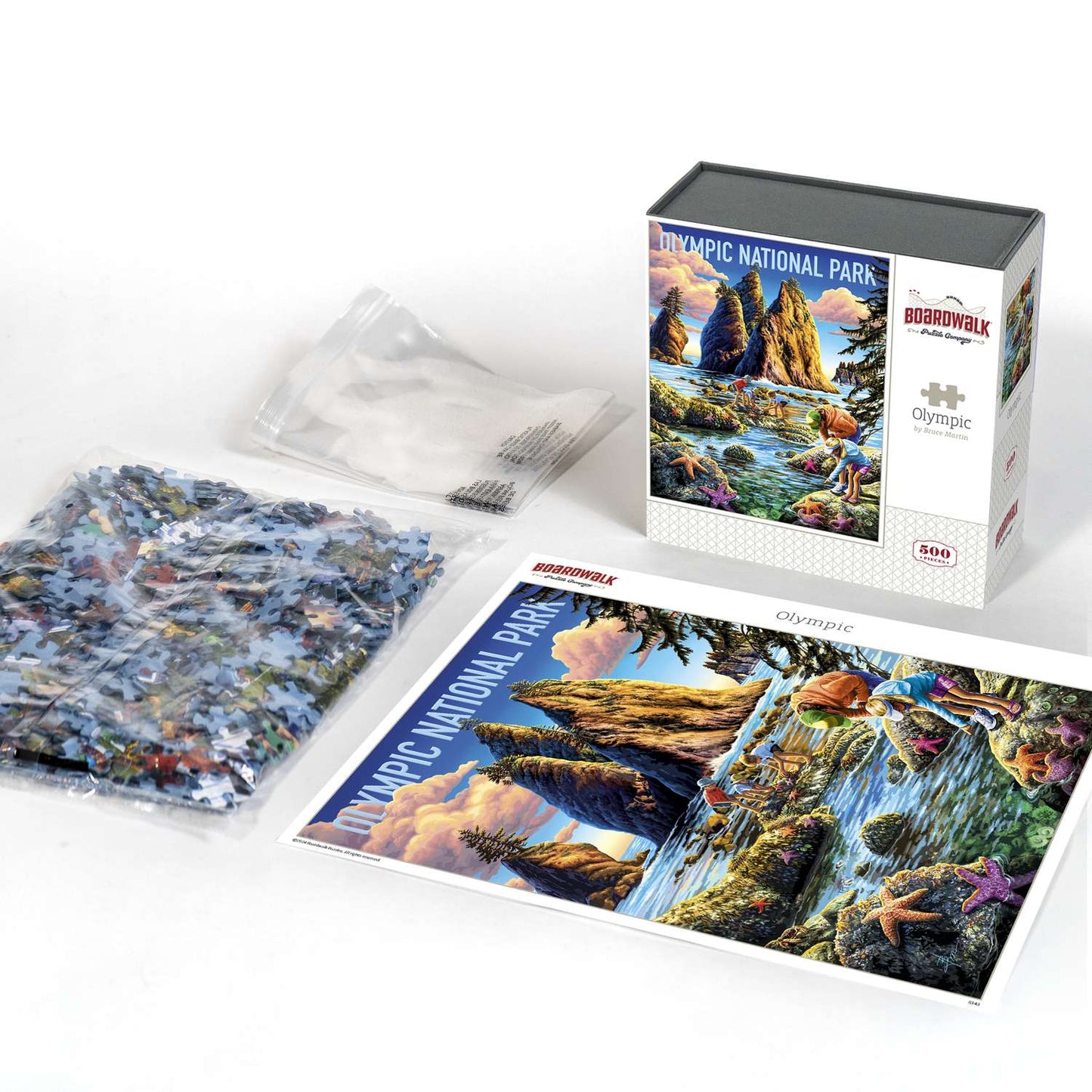 Olympic National Park 500 Piece Jigsaw Puzzle Boardwalk