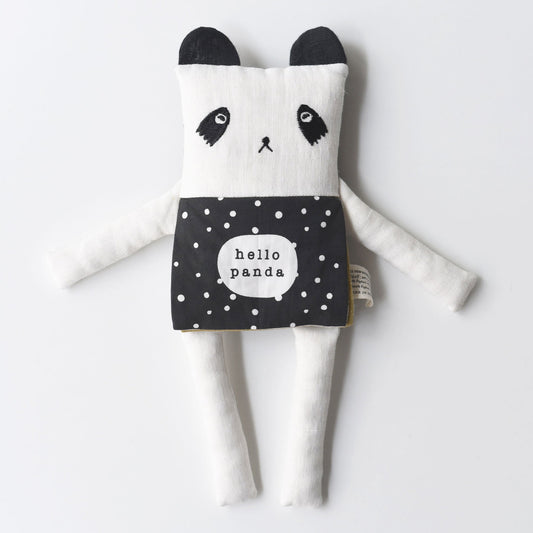 Organic Panda Flippy Friend - Chickadees Wooden Toys