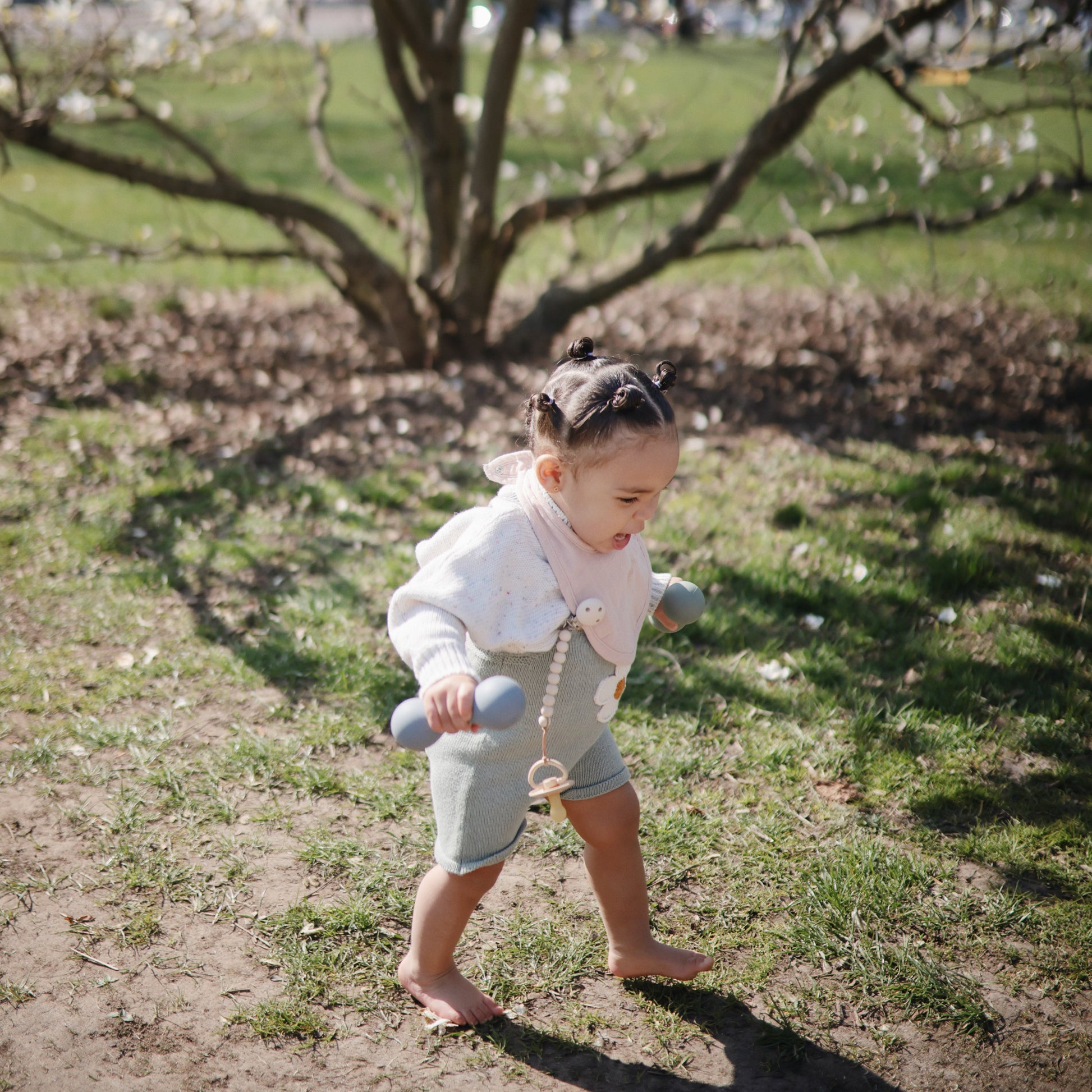 Silicone Baby Rattle Toy - Chickadees Wooden Toys