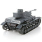 Panzer IV Tank Premium 3D Steel Model Kit Metal Earth
