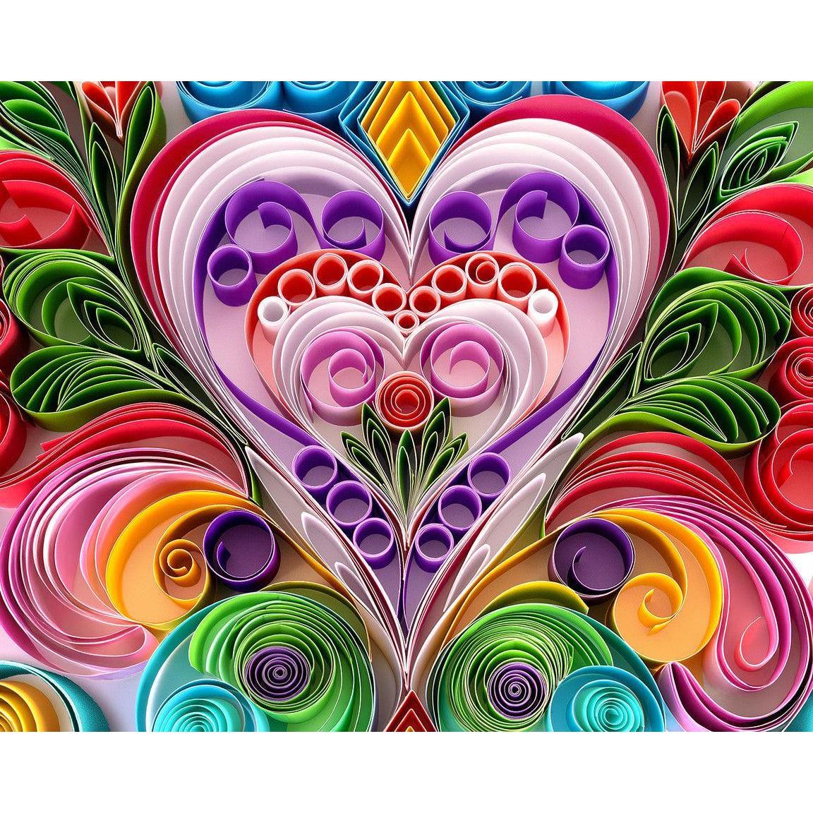 Paper Hearts 1000 Piece Jigsaw Puzzle Springbok