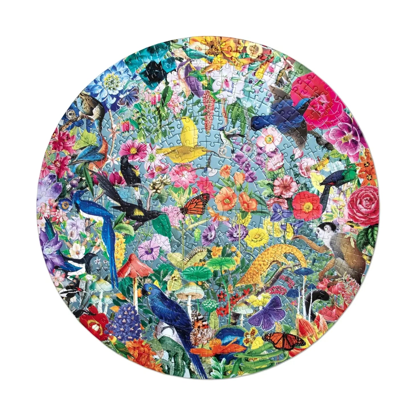 Paradise Garden 500 Piece Round Jigsaw Puzzle eeBoo