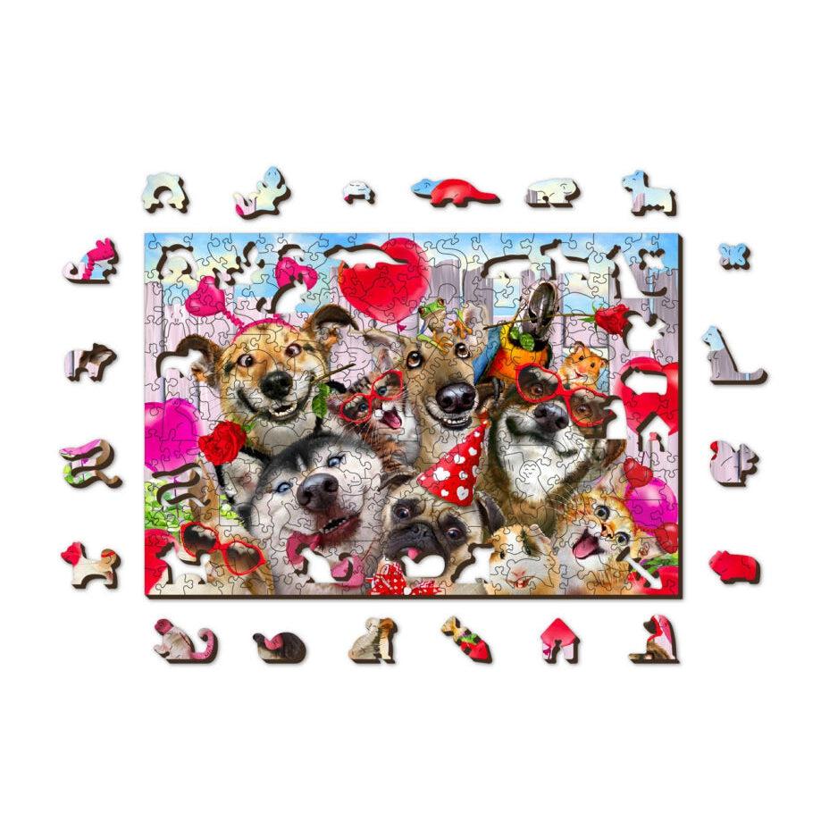 Party Time 150 Piece Jigsaw Puzzle Wooden City