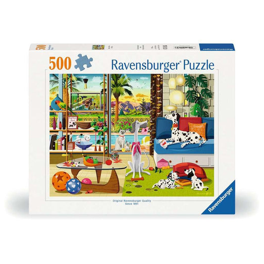 Pets of Palm Springs 500 Piece Jigsaw Puzzle Ravensburger