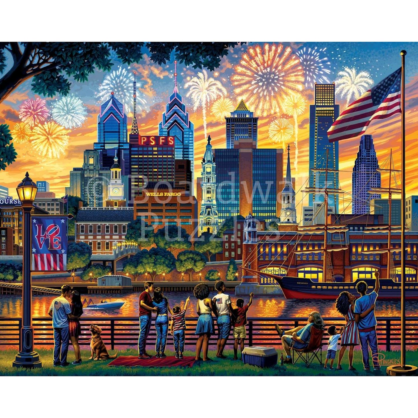 Philadelphia 1000 Piece Jigsaw Puzzle Boardwalk