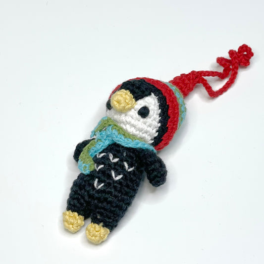Penguin Ornament - Chickadees Wooden Toys