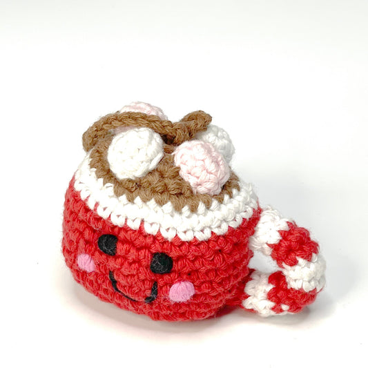 Hot Chocolate Holiday Ornament - Chickadees Wooden Toys