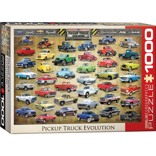 Pickup Truck Evolution 1000 Piece Jigsaw Puzzle Eurographics