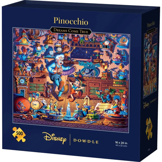 Pinocchio Dreams Come True 500 Piece Jigsaw Puzzle Disney x Dowdle