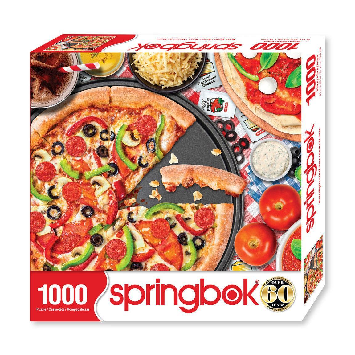 Pizza Night 1000 Piece Jigsaw Puzzle Springbok