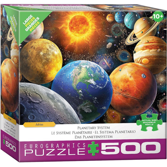 Planetary System 500 Piece Jigsaw Puzzle Eurographics