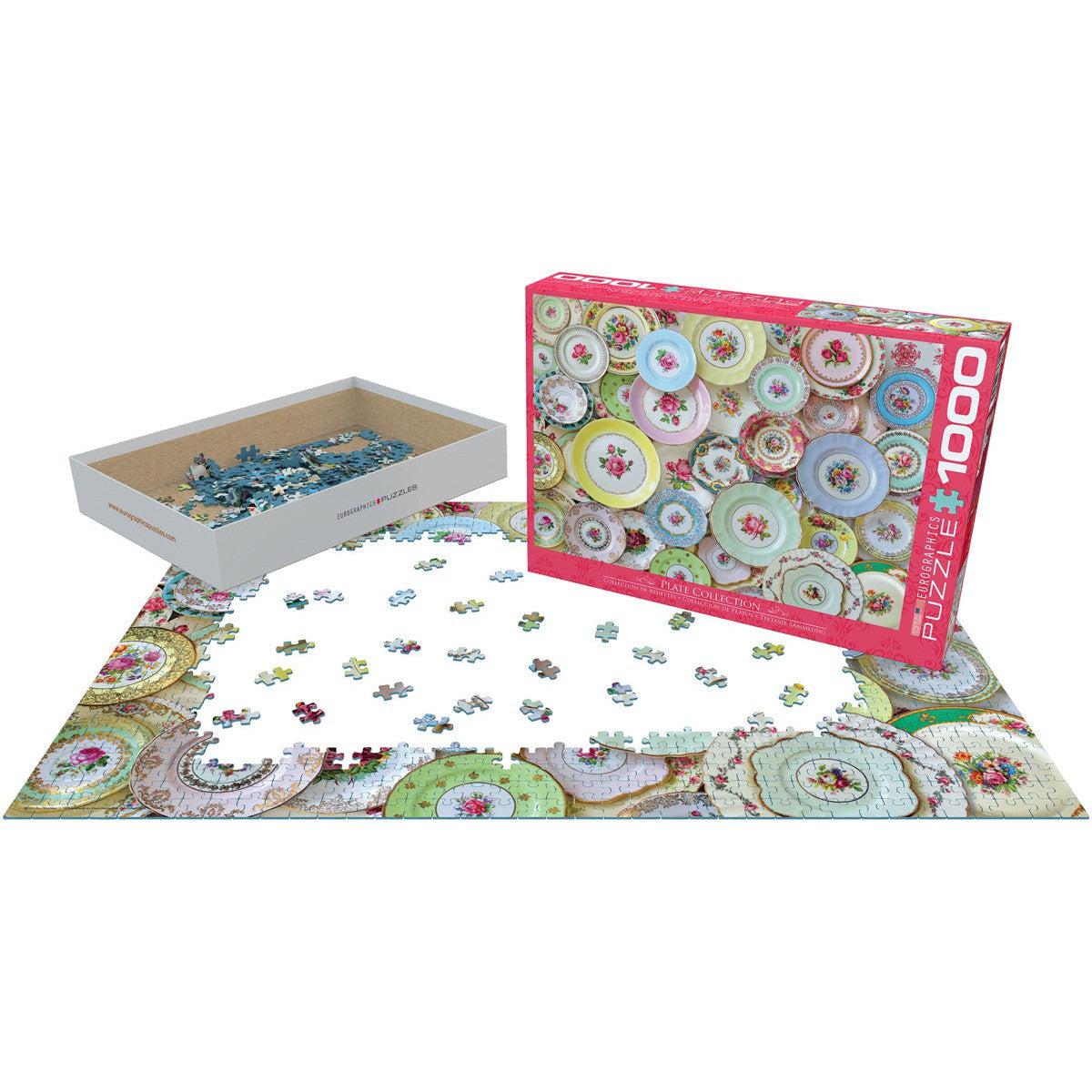 Plate Collection 1000 Piece Jigsaw Puzzle Eurographics