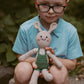 Springtime Easter Bunny in Suspenders - Crochet Plush