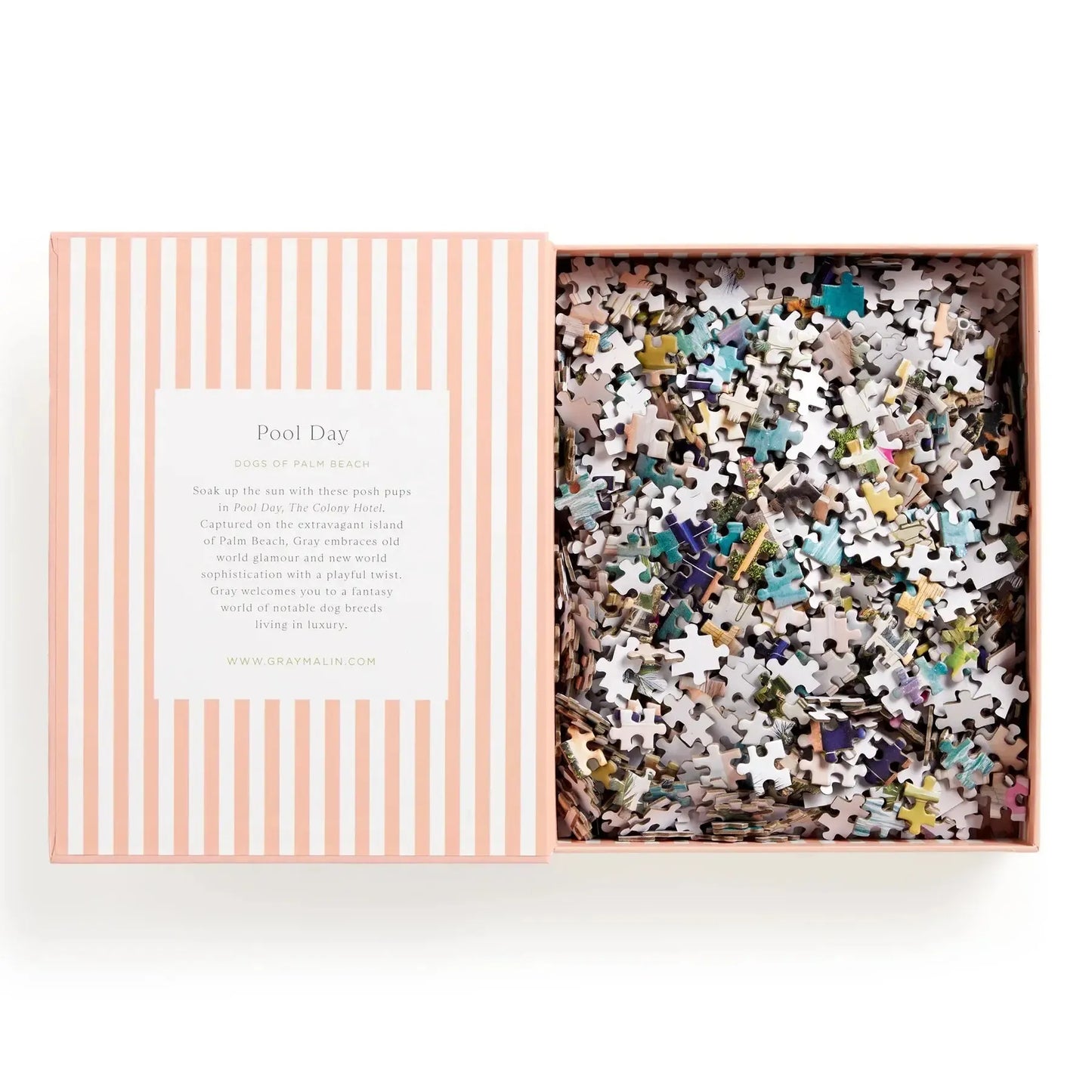 Pool Day Palm Beach 1000 Piece Jigsaw Puzzle Galison